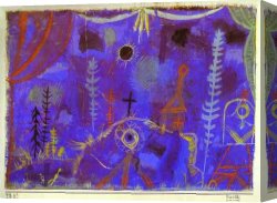 Paul Canvas Paintings - Hermitage by Paul Klee
