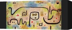 Paul Canvas Paintings - Insula Dulcamara by Paul Klee