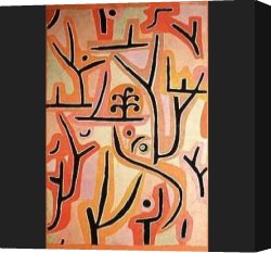 Wivenhoe Park Essex Canvas Paintings - Park bei Luzern by Paul Klee