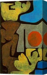 Wivenhoe Park Essex Canvas Paintings - Park of Idols by Paul Klee