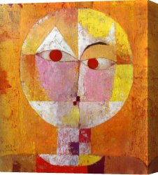 Paul Ranson Canvas Paintings - Senecio by Paul Klee