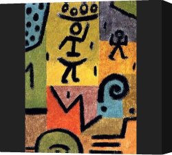 Paul Ranson Canvas Paintings - Zitronen by Paul Klee