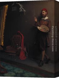 Painter's Canvas Paintings - The Painter by Paul Peel