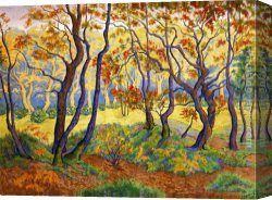 Paul Ranson Canvas Paintings - Edge of the Forest by Paul Ranson
