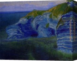 Paul Ranson Canvas Paintings - Rocks in Eskual Heria by Paul Ranson