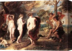 Paul Ranson Canvas Paintings - The Judgment of Paris by Peter Paul Rubens