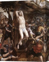 Peter Von Cornelius Canvas Paintings - the torture of st george michiel van coxcie by Peter Paul Rubens