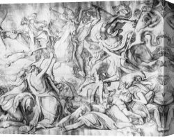 Apocalypse Canvas Paintings - The Riders of the Apocalypse by Peter von Cornelius