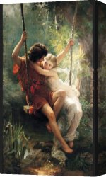 Pierre Canvas Paintings - spring by Pierre-Auguste Cot