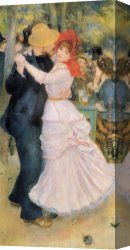 Pierre Canvas Paintings - Dance at Bougival by Pierre Auguste Renoir