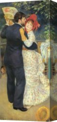 Thoughts Before The Dance Canvas Paintings - Dance in the Country by Pierre Auguste Renoir
