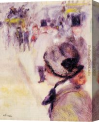 A Soft Place in My Heart Canvas Paintings - place clichy place Cliche by Pierre Auguste Renoir