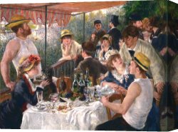 Pierre Canvas Paintings - The Boating Party Lunch by Pierre Auguste Renoir