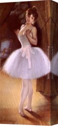 Carrier-belleuse Canvas Paintings - Danseuse by Pierre Carrier-Belleuse