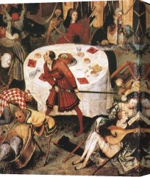 Bruegel Canvas Paintings - The Triumph of Death (detail) by Pieter the Elder Bruegel