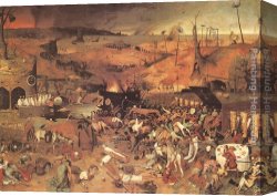 Bruegel Canvas Paintings - The Triumph of Death by Pieter the Elder Bruegel