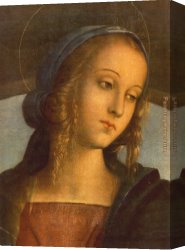 Madonna Canvas Paintings - Madonna by Pietro Perugino