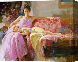 A Soft Place in My Heart Canvas Paintings - A Place In My Heart by Pino