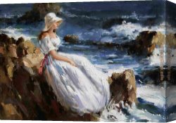 Peace in The Midst of The Storm Canvas Paintings - coming storm by Pino