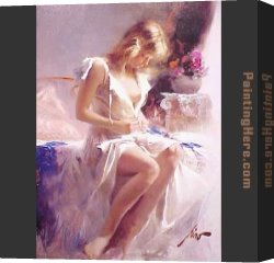 Early Canvas Paintings - Early Morning by Pino