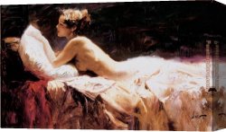 Evening Landscape at East Bergholt Canvas Paintings - Evening Repose by Pino