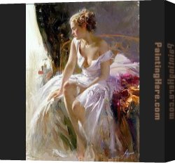 Morning Canvas Paintings - Morning Breeze by Pino