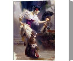 Dancer Canvas Paintings - THE DANCER by Pino