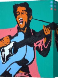 Allegory of Arts Canvas Paintings - elvis by Pop art