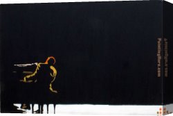 Allegory of Arts Canvas Paintings - long stage ray by Pop art