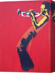 Allegory of Arts Canvas Paintings - miles davis no.8 by Pop art