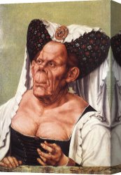 The Ugly Duchess Canvas Paintings - The Ugly Duchess by Quentin Massys