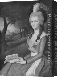 Ralph Canvas Paintings - Esther Boardman by Ralph Earl