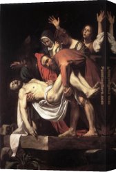 Baptism of Christ Canvas Paintings - Deposition of Christ by Raphael