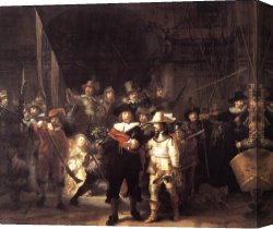 The Night Patrol at Smyrna Canvas Paintings - Rembrandt night watch by Rembrandt