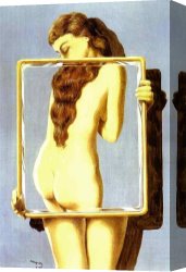 Dangerous Liaisons Canvas Paintings - Dangerous Liaisons by Rene Magritte