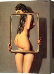 Dangerous Liaisons Canvas Paintings - The Dangerous Liaison by Rene Magritte