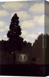 Into The Light Canvas Paintings - The Empire Of Light Dark by Rene Magritte