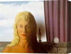 Fairy Canvas Paintings - The Ignorant Fairy by Rene Magritte