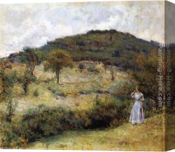 Thoughts of Springtime Canvas Paintings - Springtime Stroll by Robert Reid