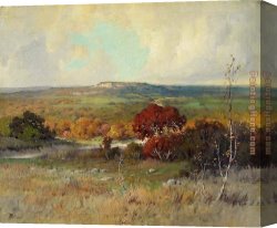 Deserted Canvas Paintings - Autumn in the Desert by Robert Wood