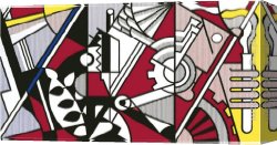 Girl with Hair Ribbon Roy Lichtenstein Canvas Paintings - Peace Through Chemistry by Roy Lichtenstein