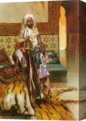 Prince Canvas Paintings - The Arab Prince by Rudolf Ernst