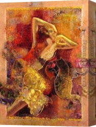Intimate Thoughts Canvas Paintings - The Intimate Mind by Sabzi