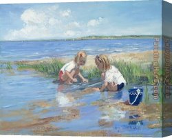 Friends Canvas Paintings - Best Friends by Sally Swatland