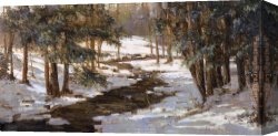 A Corner of The Apartment Canvas Paintings - Maple Corner Farm by Sally Swatland
