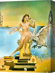 Leda Atomica Canvas Paintings - Leda Atomica by Salvador Dali