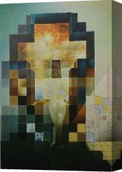 The Vision of The Rabenstein Canvas Paintings - Lincoln in Dali Vision by Salvador Dali