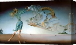 Salvador Dali Canvas Paintings - Mirage by Salvador Dali