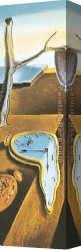 Memory Canvas Paintings - Persistence of Memory by Salvador Dali