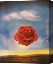 Heart of The Rose Canvas Paintings - The Rose by Salvador Dali
